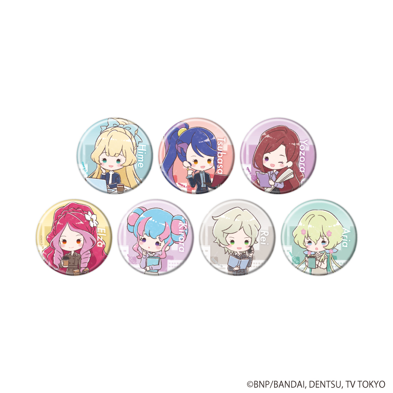 缶バッジ「アイカツスターズ！」09/オフィスガールver. コンプリートセット(全7種)(グラフアートイラスト)