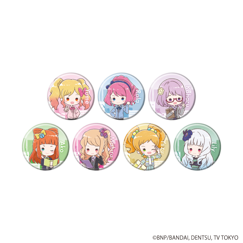 缶バッジ「アイカツスターズ！」08/オフィスガールver. コンプリートセット(全7種)(グラフアートイラスト)