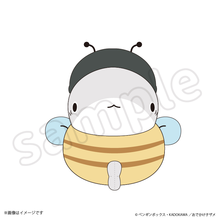 むにゅぐるみマスコット ベビー子ザメ(はち)