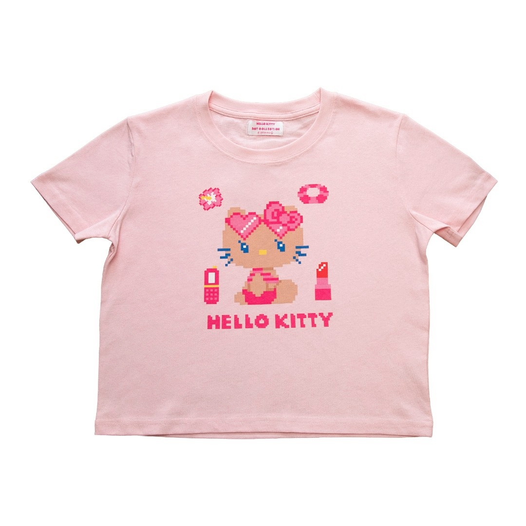 サンリオ クロップドTシャツ05 DOT-ビキニ ピンク (Mサイズ)