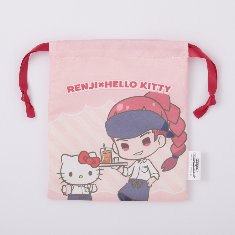 BLEACH×SC ミニ巾着 阿散井恋次×ハローキティ