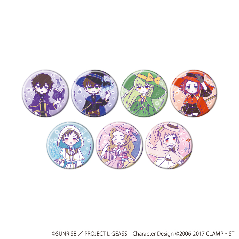 缶バッジ「コードギアス 反逆のルルーシュ」08/コンプリートセット(全7種)(グラフアートイラスト)