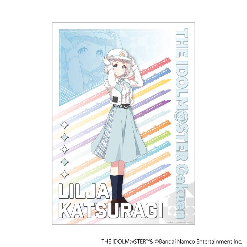 A3クリアポスター「学園アイドルマスター」09/葛城リーリヤ 駅員風衣装ver.(描き下ろしイラスト)