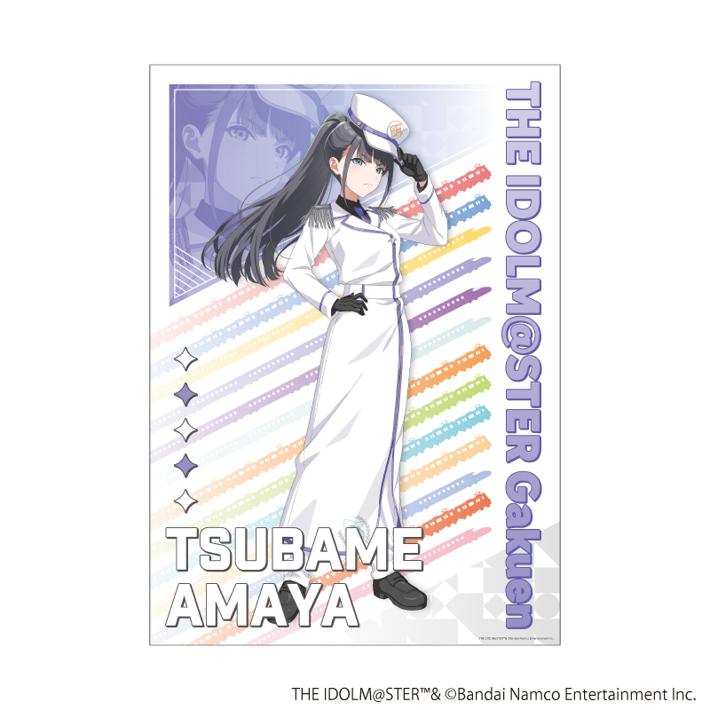 A3クリアポスター「学園アイドルマスター」07/雨夜 燕 駅員風衣装ver.(描き下ろしイラスト)