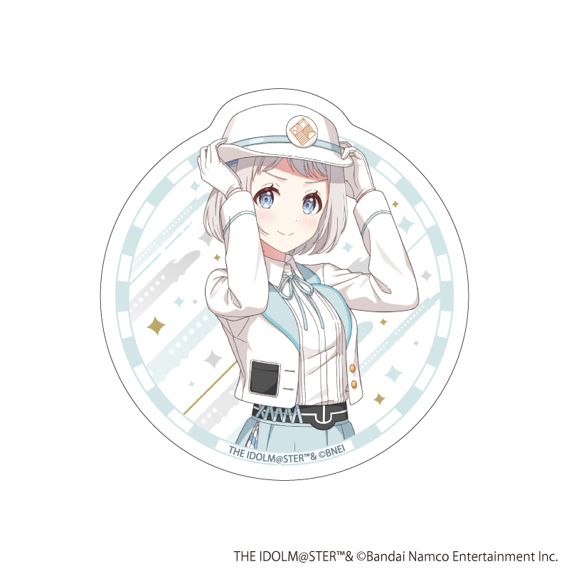 ダイカットステッカー「学園アイドルマスター」30/葛城リーリヤ 駅員風衣装ver.(描き下ろしイラスト)