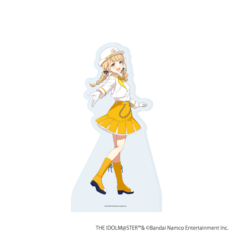デカアクリルパネル「学園アイドルマスター」03/藤田ことね 駅員風衣装ver.(描き下ろしイラスト)