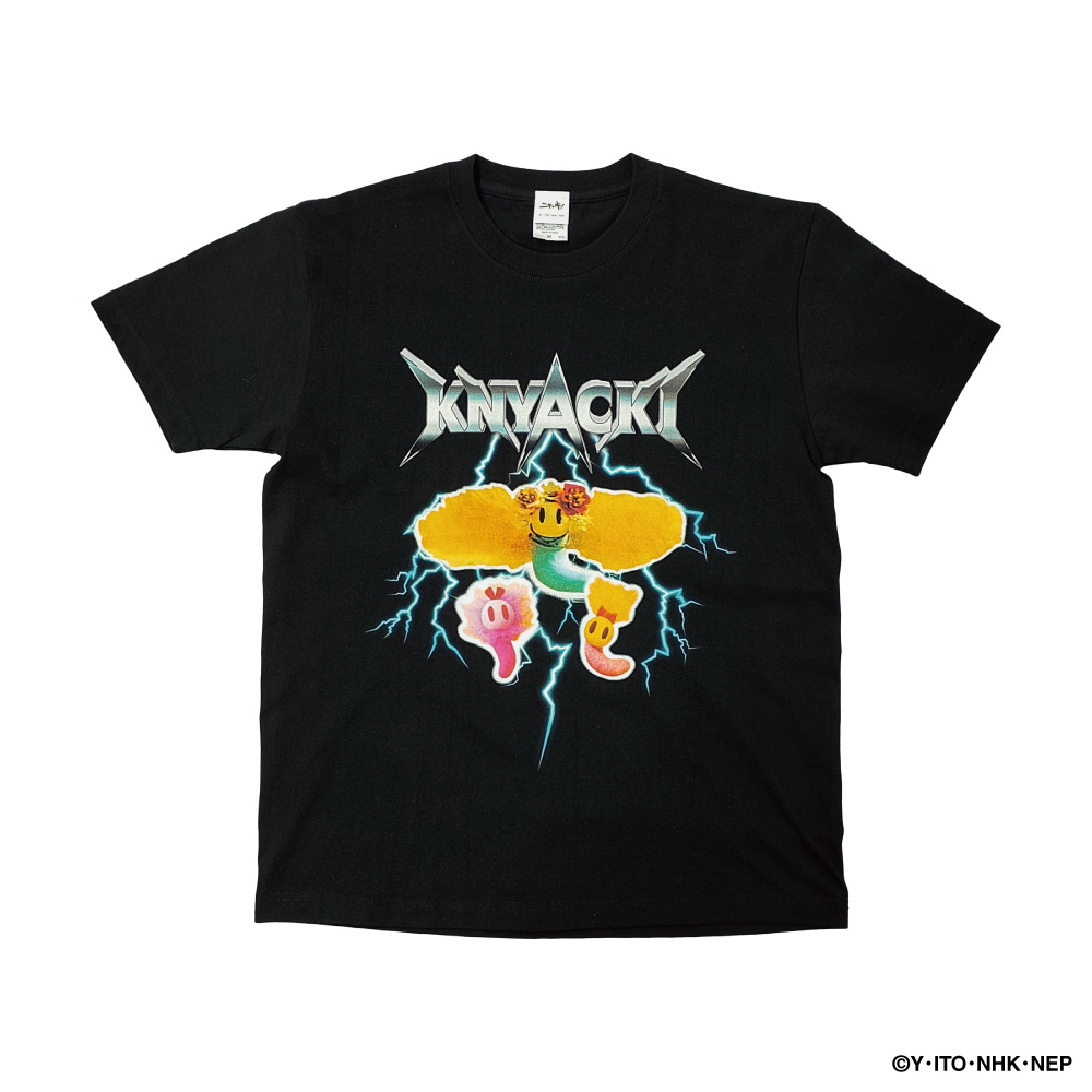 Tシャツ　ニャッキ！　プチプチ・アニメ