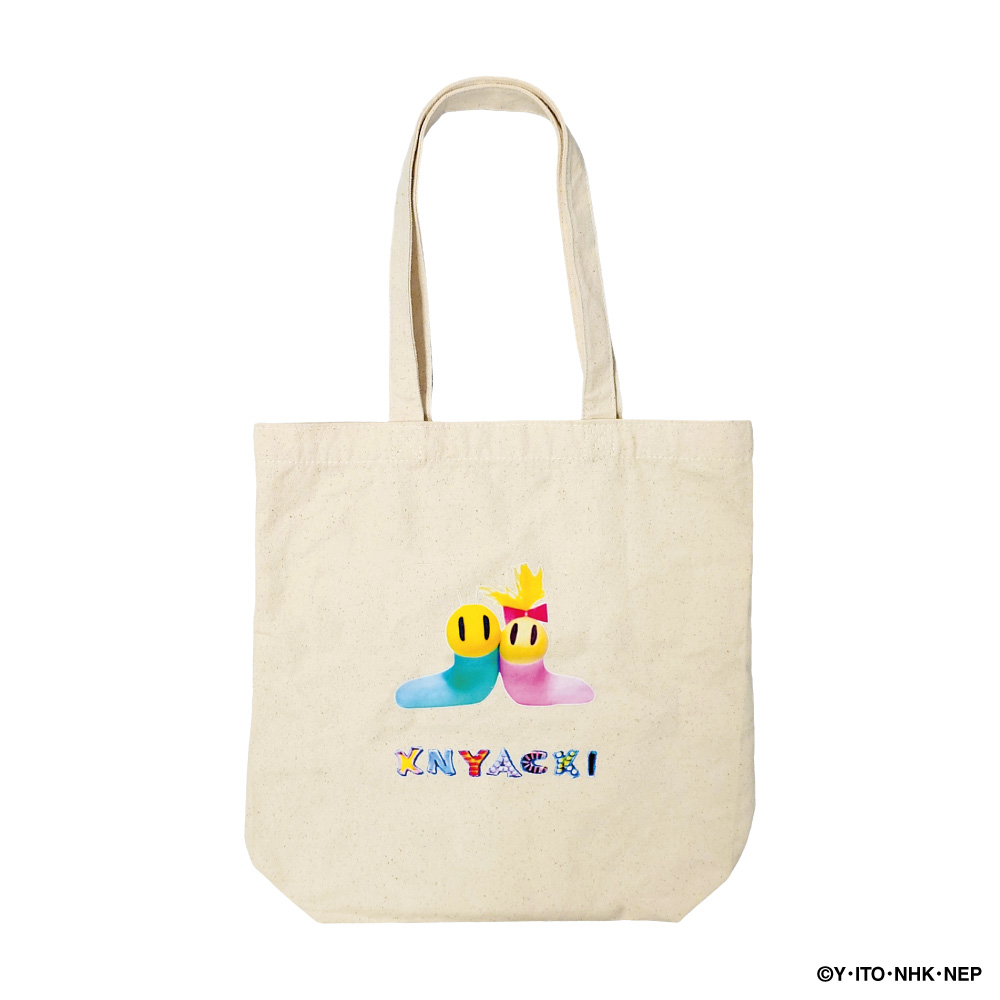 A4トートバッグ　ニャッキ！　プチプチ・アニメ