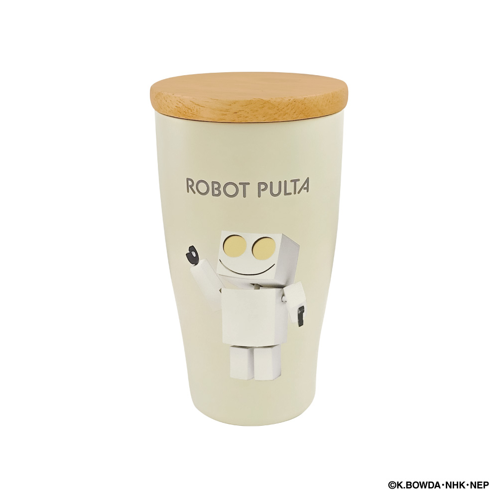 木蓋付きタンブラー　ロボット パルタ　プチプチ・アニメ