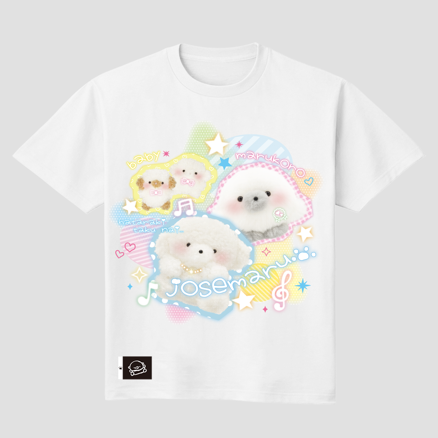 じょせまるたち らぶり ぷりて てぃしゃつ S