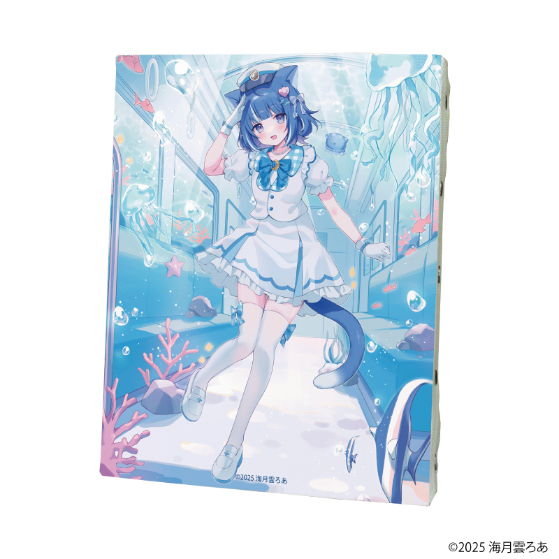 キャンバスボード「海月雲ろあ」01/海月雲ろあ 駅員衣装ver(描き下ろしイラスト)