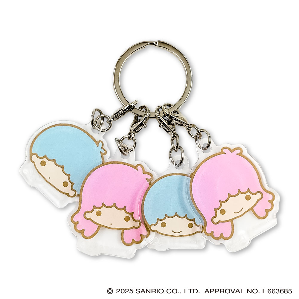 4連アクリルキーホルダー フェイス