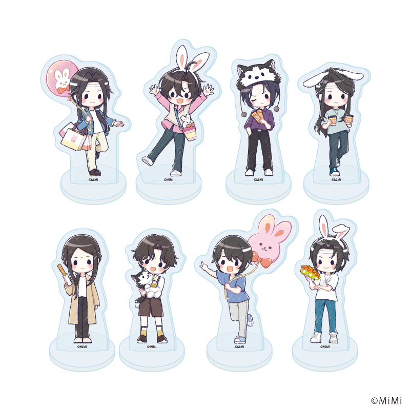 アクリルぷちスタンド「大河幻想ラジオドラマ「魔道祖師」」02/デートver. コンプリートセット(全8種)(グラフアートイラスト)