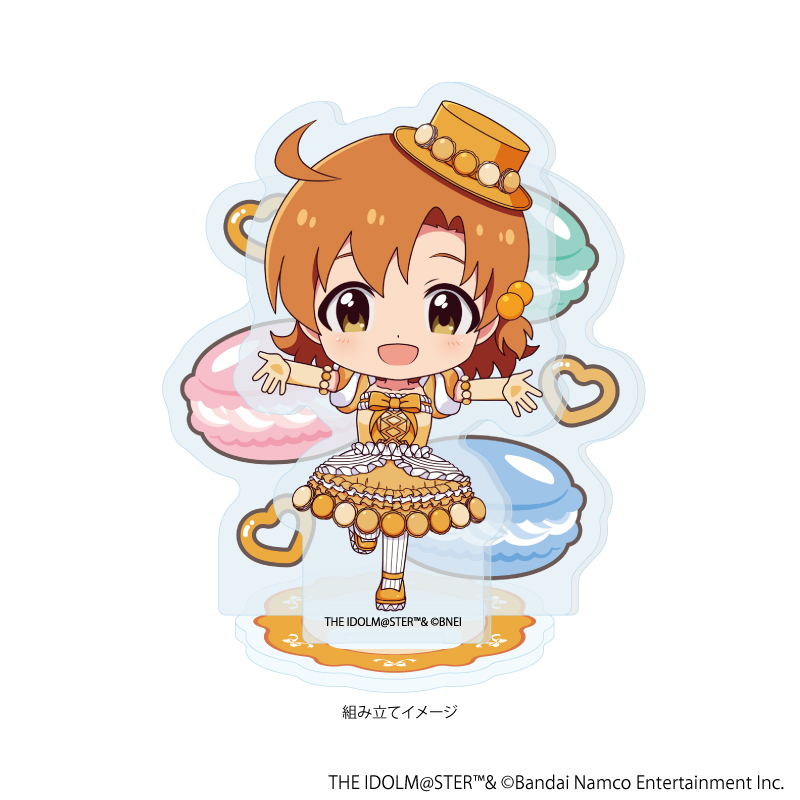 アクリルスタンドプレート「アイドルマスター ミリオンライブ！」51/矢吹 可奈 マカロンドレスver.(ミニキャライラスト)
