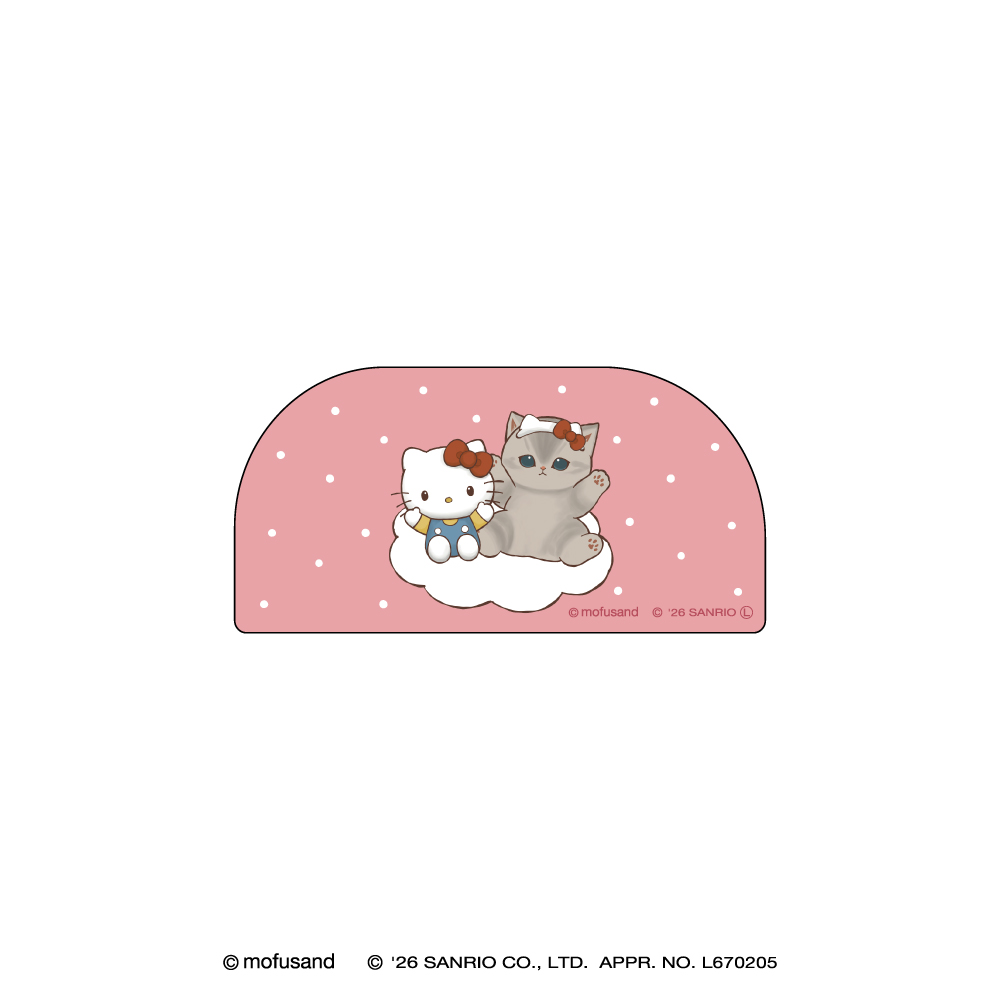 mofusand×ハローキティ アクリルクリップ
