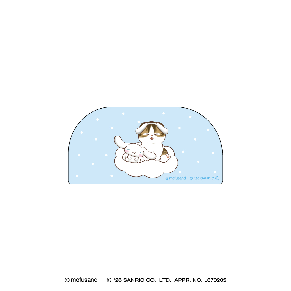 mofusand×シナモロール アクリルクリップ