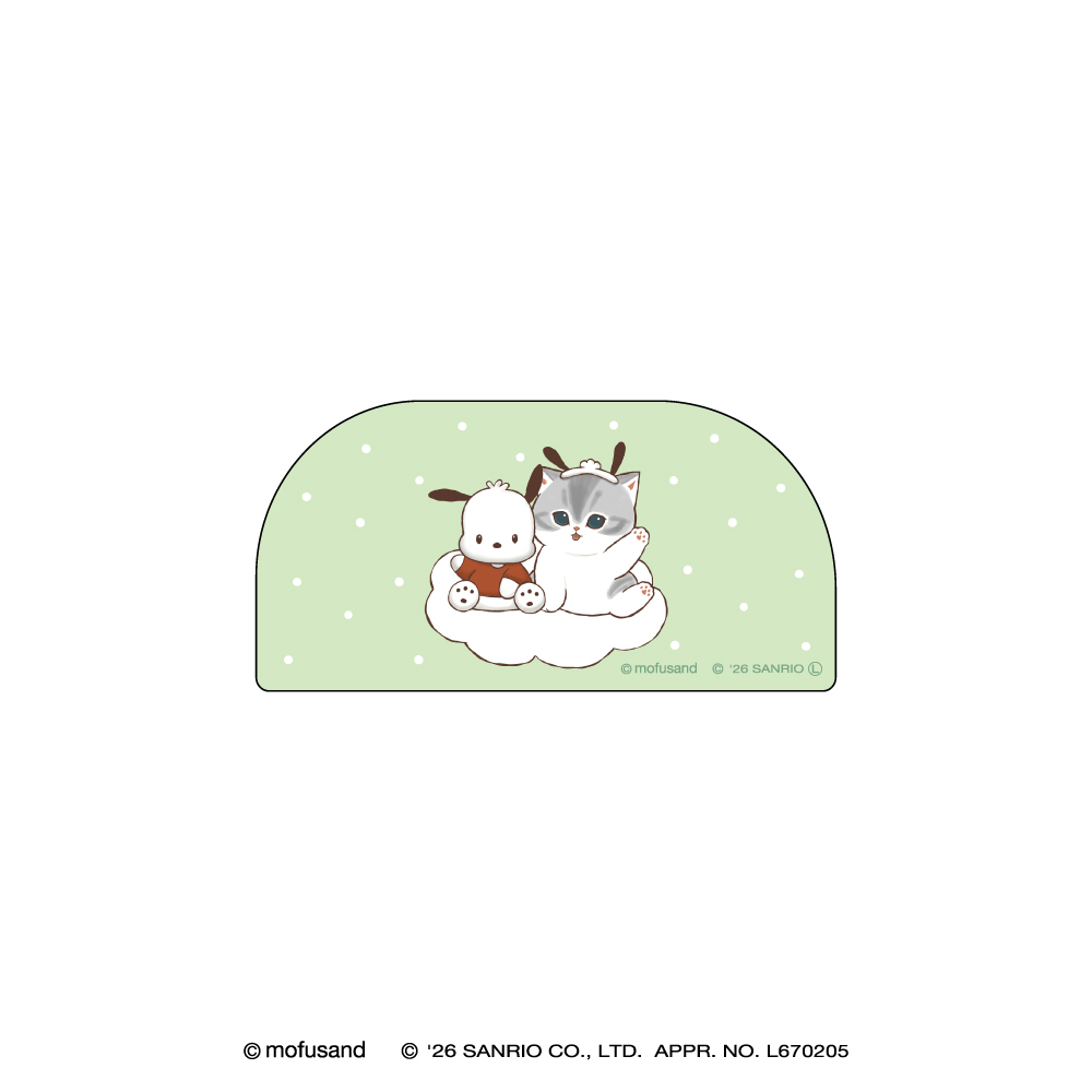 mofusand×ポチャッコ アクリルクリップ
