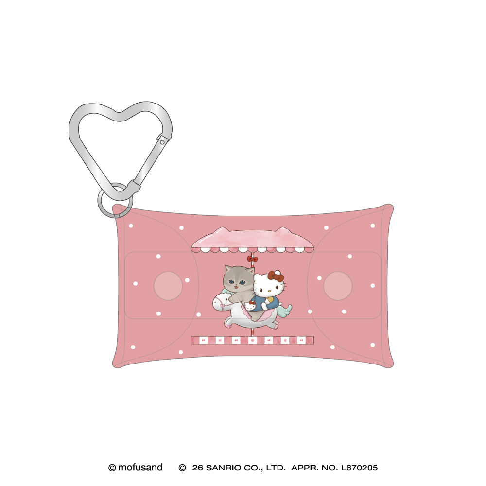 mofusand×ハローキティ クリアマルチケースS