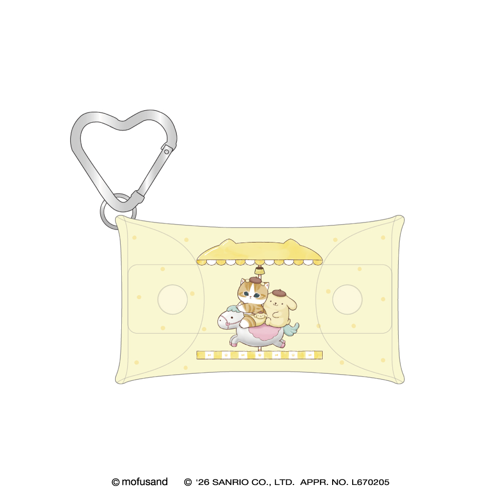 mofusand×ポムポムプリン クリアマルチケースS