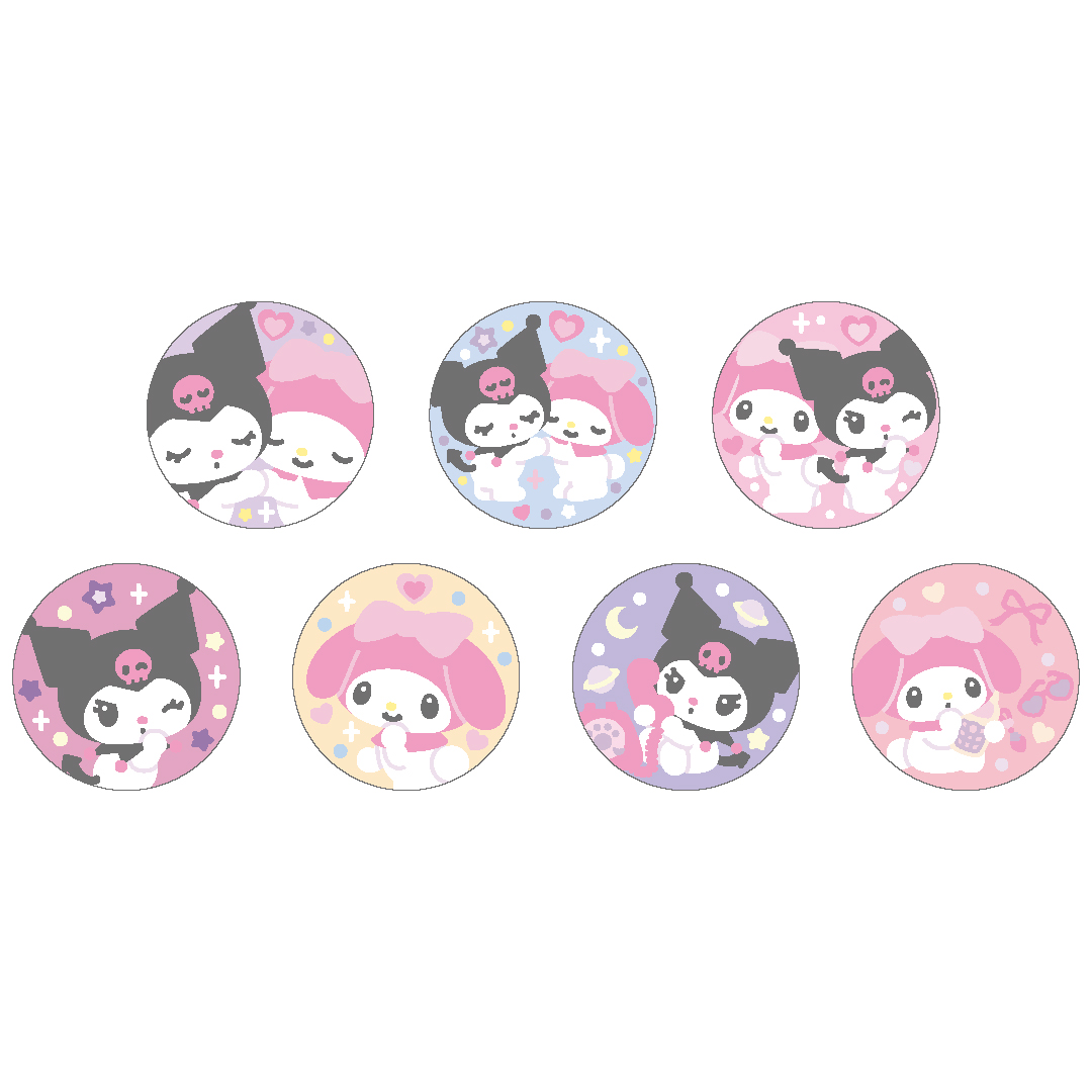 パステルドリームランド　キデイランド限定　トレーディング刺繍カンバッジ(単品販売)