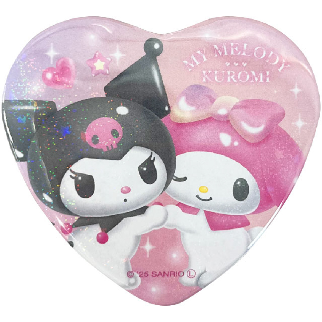 パステルドリームランド　ハート缶バッジ3個セット