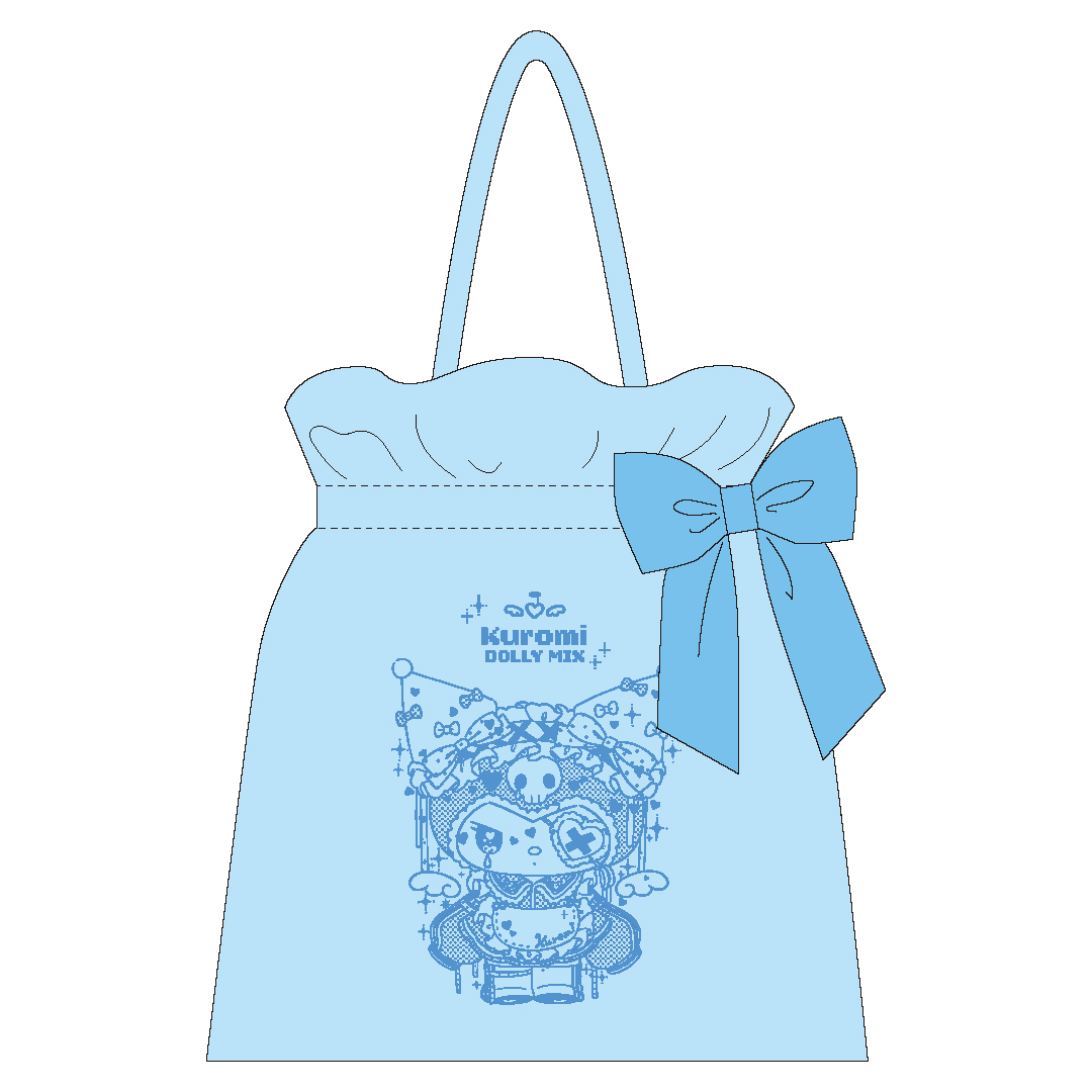DOLLYMIX　リボン巾着バッグ　クロミ