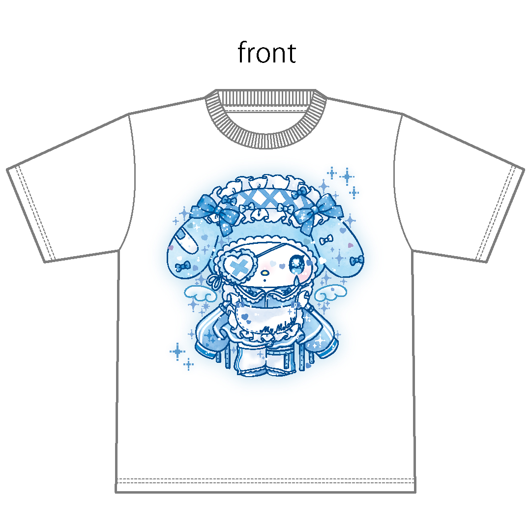 DOLLYMIX　オーバーサイズTシャツ　マイメロディ　WH