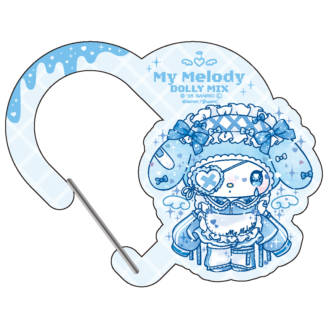 DOLLYMIX　アクリルハートカラビナ　マイメロディ