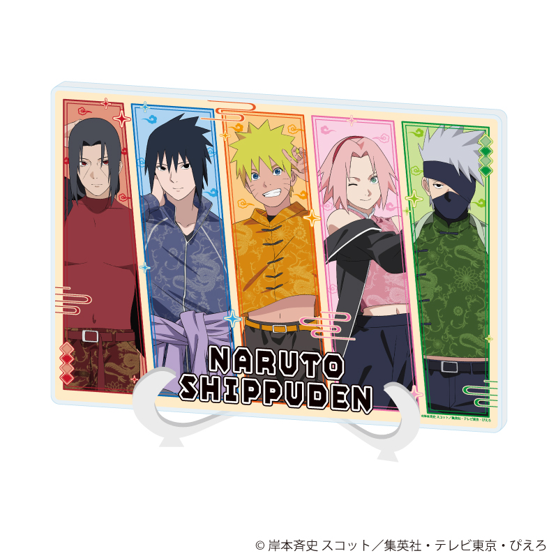 アクリルアートボード(A5サイズ)「NARUTO-ナルト- 疾風伝」08/コマ割りデザイン スポーティver. (描き下ろしイラスト)