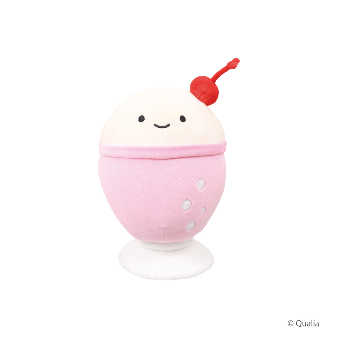 ぬいぐるみ・人形・置物 自作ぬいぐるみ・ピンクソーダくん ぬいぐるみ・人形・置物 自作ぬいぐるみ・ピンクソーダくん