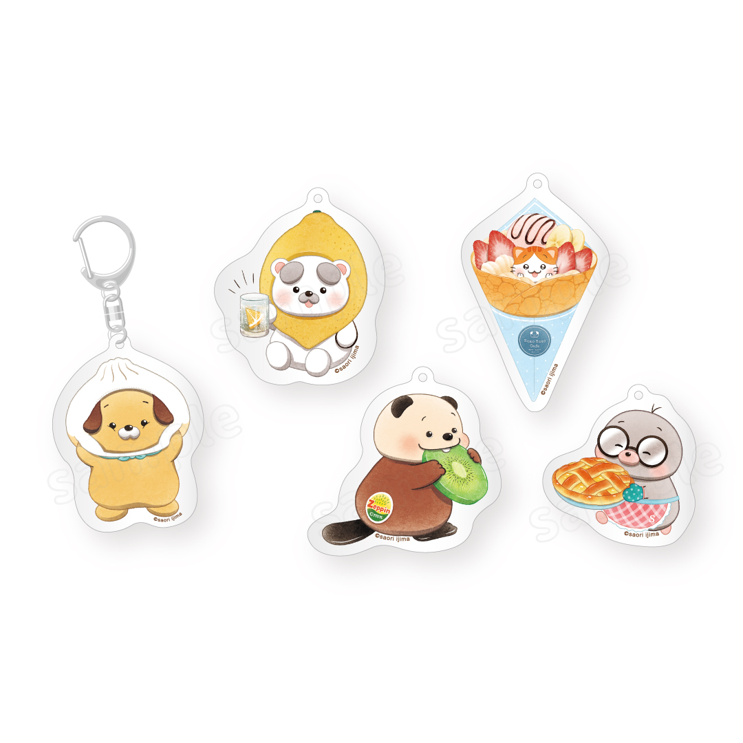 のこのこうちのコ トレーディングアクリルキーホルダー フード(全5種)