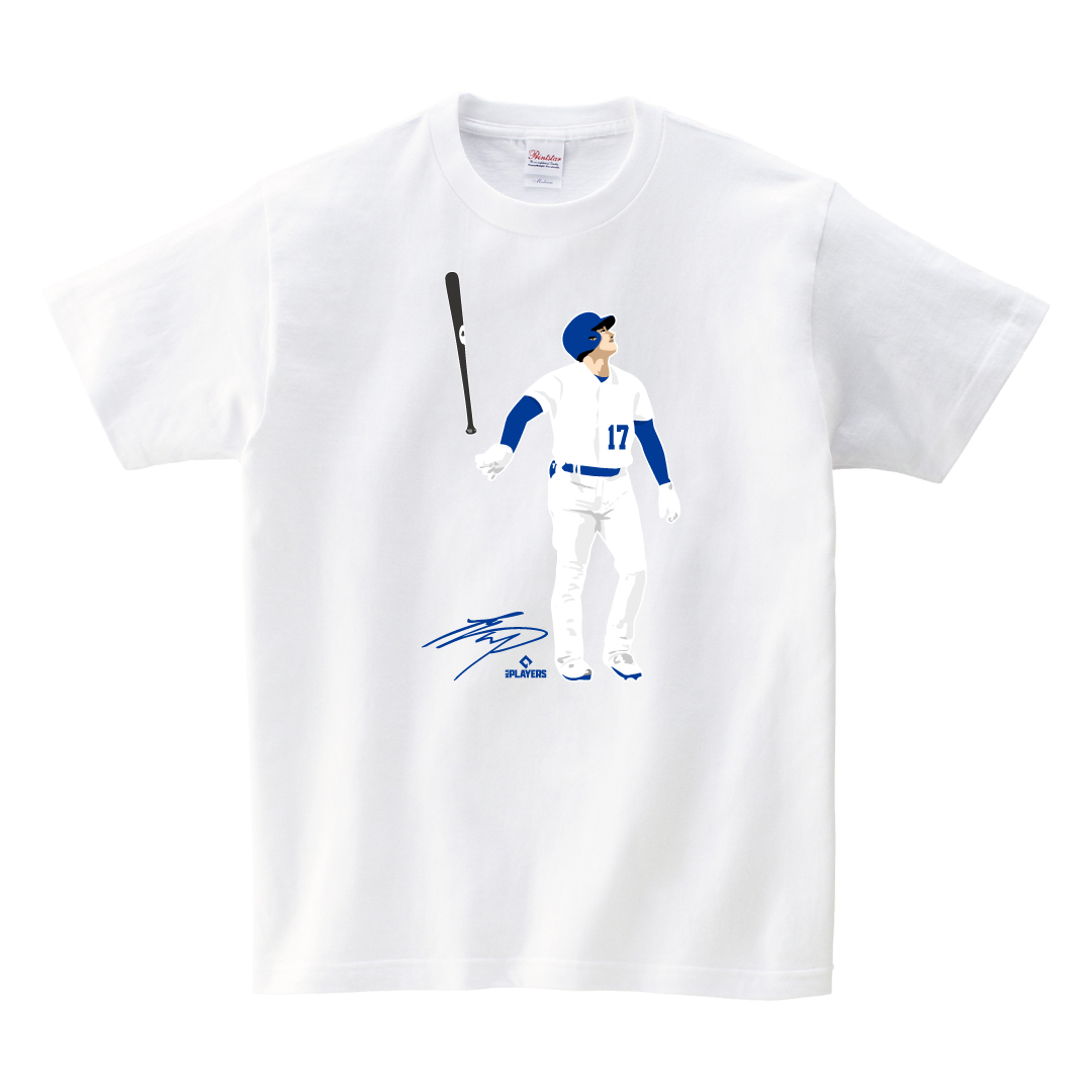 【公式】東京キャラクターストリートSHOHEI OHTANI「BAT FLIP【LAD2】」大谷翔平Tシャツ　M（ホワイト）:  スペースエイジオンラインプラザ
