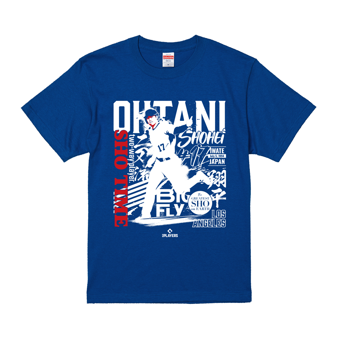 【公式】東京キャラクターストリートSHOHEI OHTANI「SHO TIME LAD」大谷翔平Tシャツ L（ロイヤルブルー）:  スペースエイジオンラインプラザ