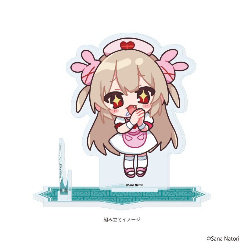 もぐもぐ秒読みアクリルスタンドプレート「名取さな×東京ラーメンストリート -おかわり！めちゃうまラーメン探求道2（ツー）-」04/(描き下ろしイラスト)