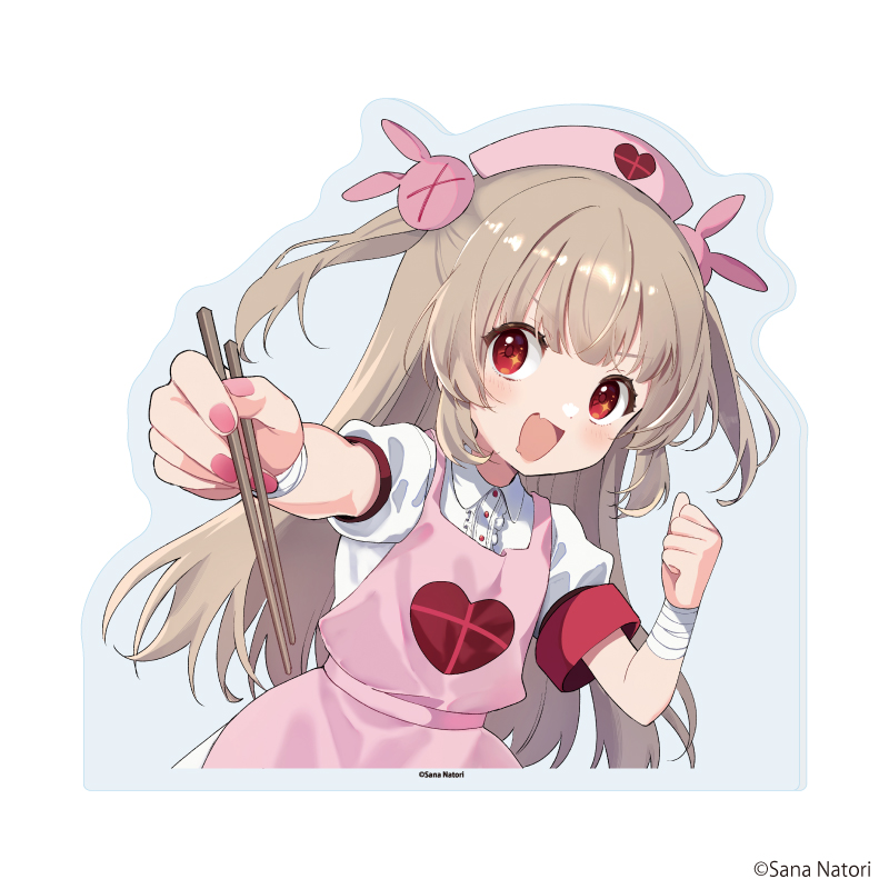 ラーメン泥棒名取デカアクリルパネル「名取さな×東京ラーメンストリート -おかわり！めちゃうまラーメン探求道2（ツー）-」01/(描き下ろしイラスト)