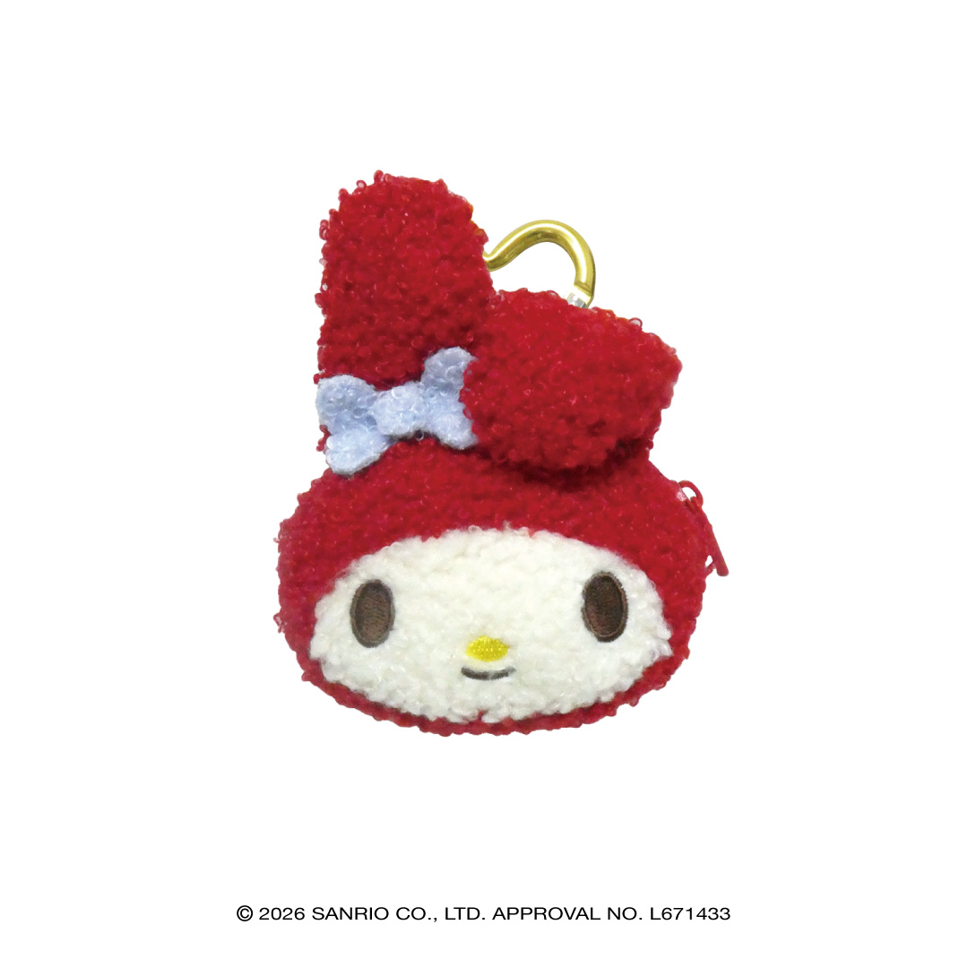 サンリオキャラクターズ(お出かけもこもこスタイル) 小銭入れ マイメロディ