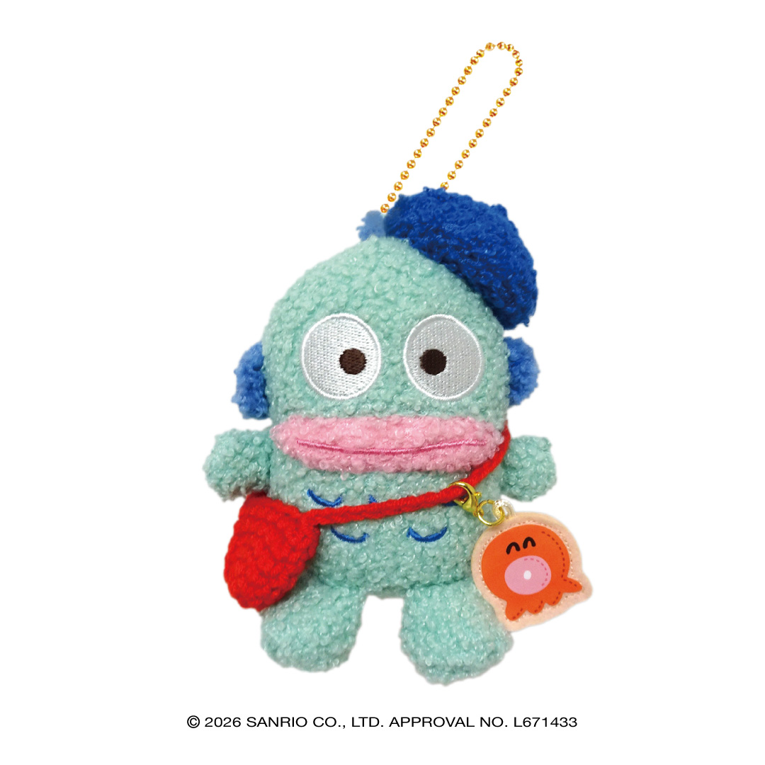 サンリオキャラクターズ(お出かけもこもこスタイル) ボールチェーンマスコット ハンギョドン