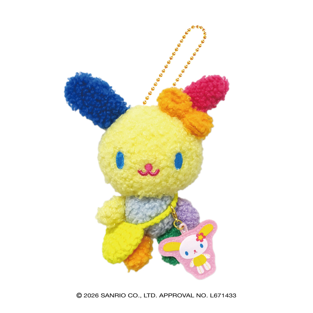 サンリオキャラクターズ(お出かけもこもこスタイル) ボールチェーンマスコット ウサハナ