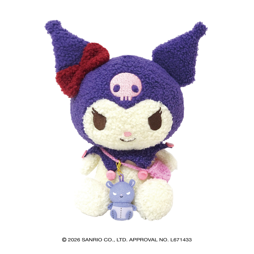 サンリオキャラクターズ(お出かけもこもこスタイル) ぬいぐるみ クロミ