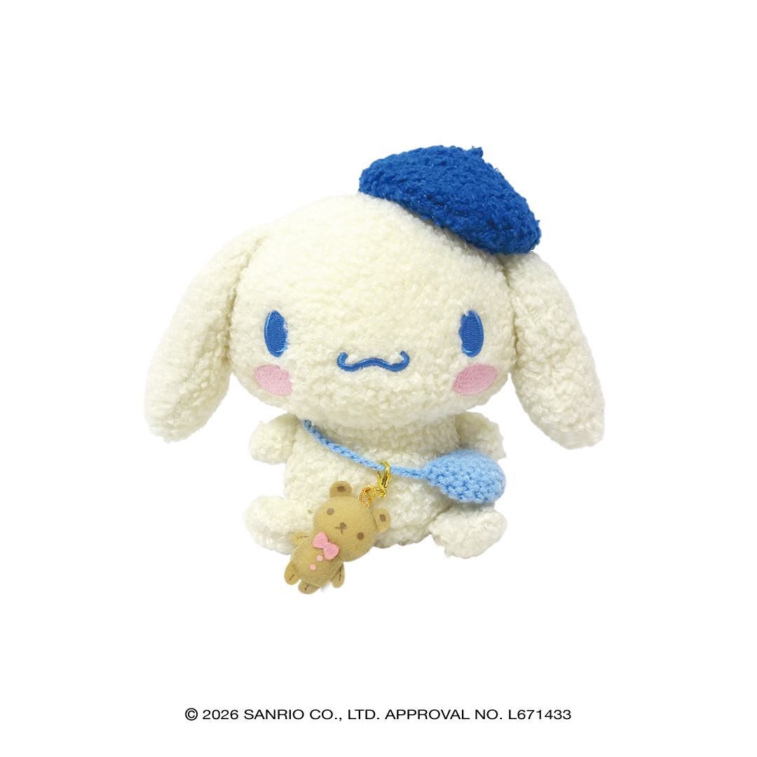 サンリオキャラクターズ(お出かけもこもこスタイル) ぬいぐるみ シナモロール