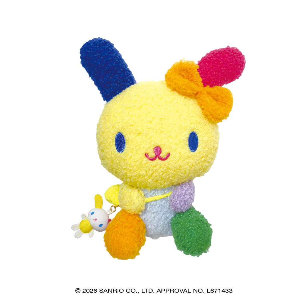 サンリオキャラクターズ(お出かけもこもこスタイル) ぬいぐるみ ウサハナ