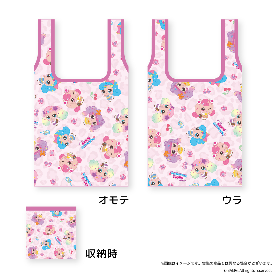 キャッチ！ティニピン　エコバッグ（平成ギャル パターン柄）