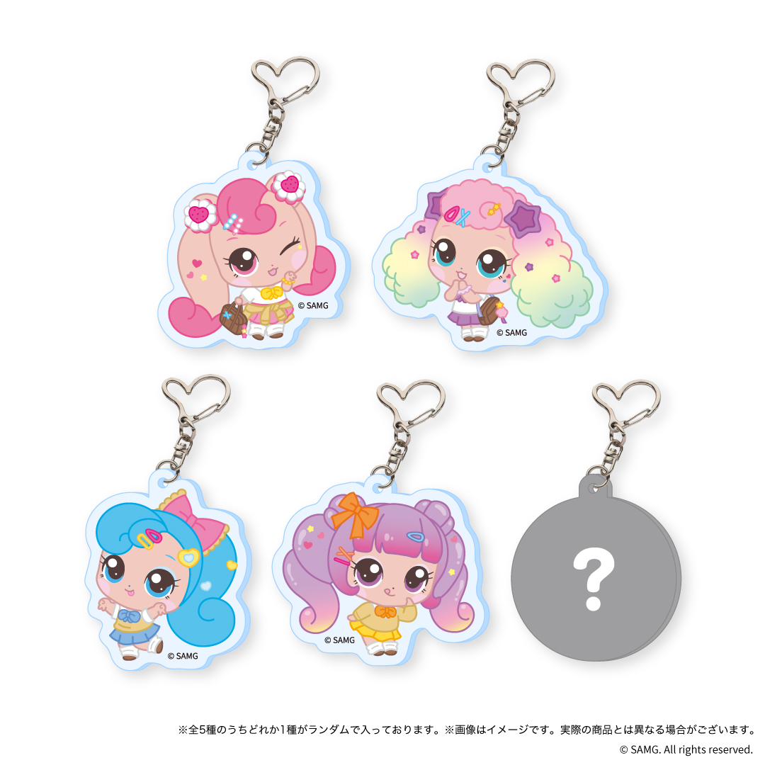 キャッチ！ティニピン　ランダムアクリルキーホルダー（平成ギャル）