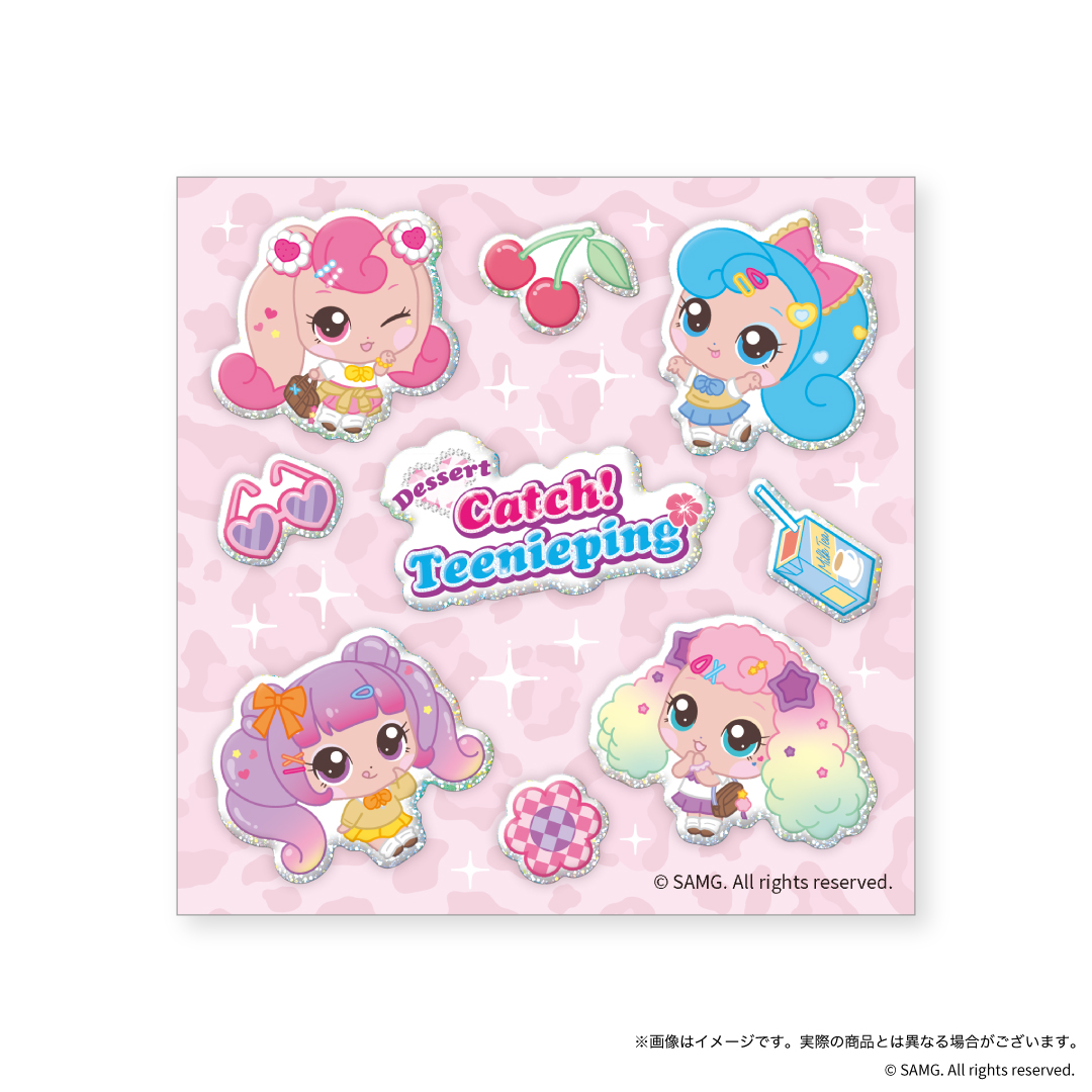 キャッチ！ティニピン　ぷっくりシール（平成ギャル）