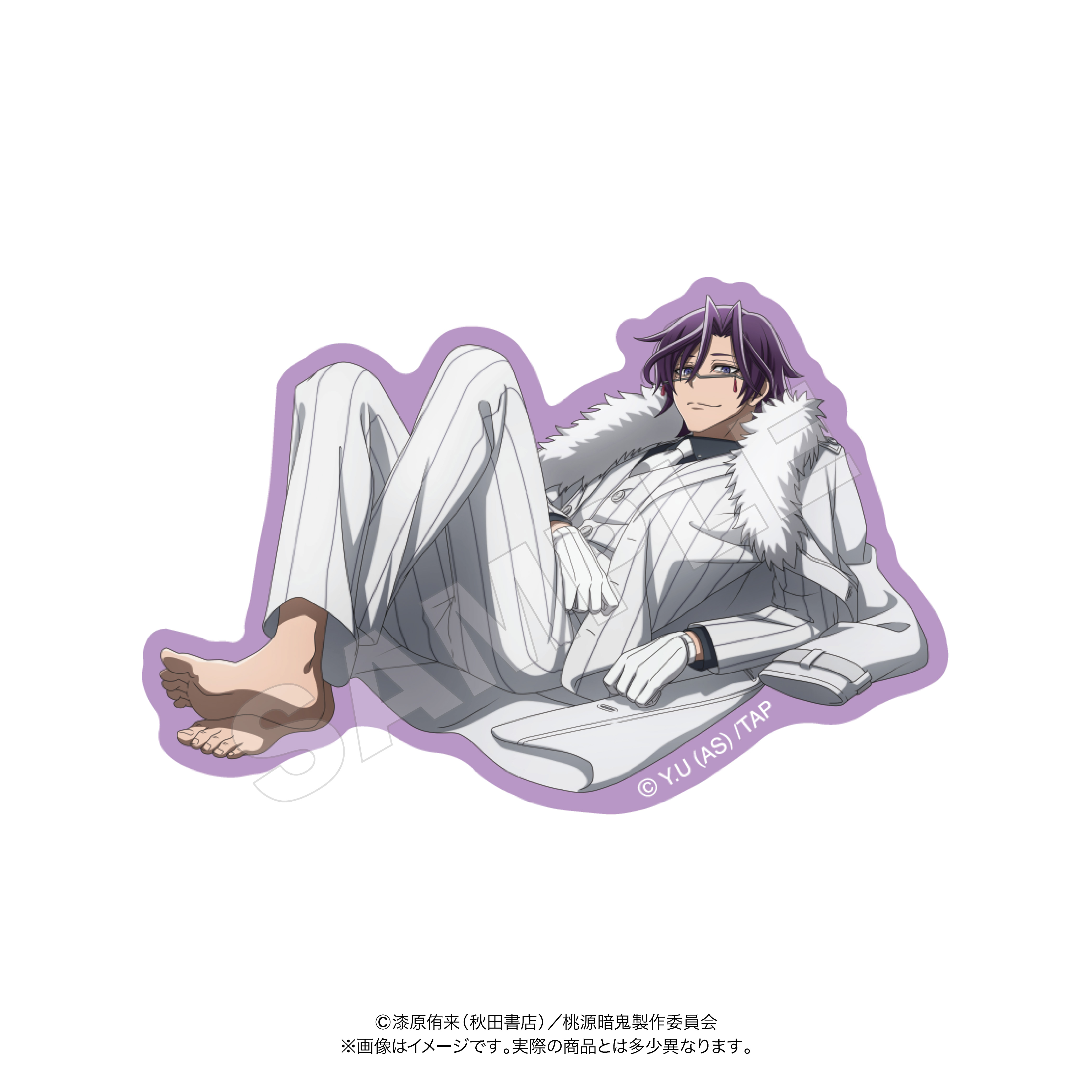 ステッカー 桃華月詠 桃源暗鬼 人をだめにするシリーズ