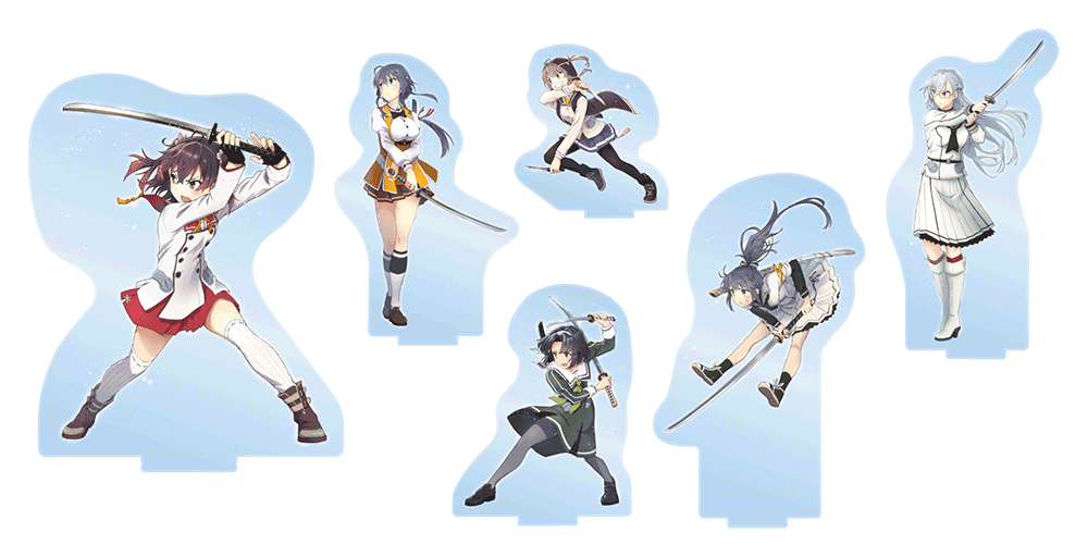 『刀使ノ巫女 刻みし一閃の燈火』アクリルスタンドセットA