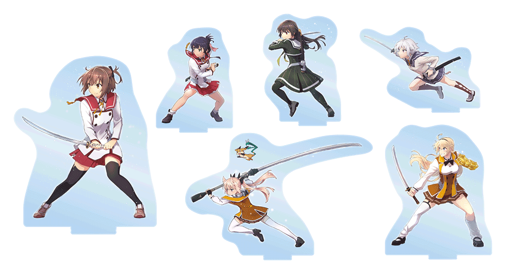 『刀使ノ巫女 刻みし一閃の燈火』アクリルスタンドセットB