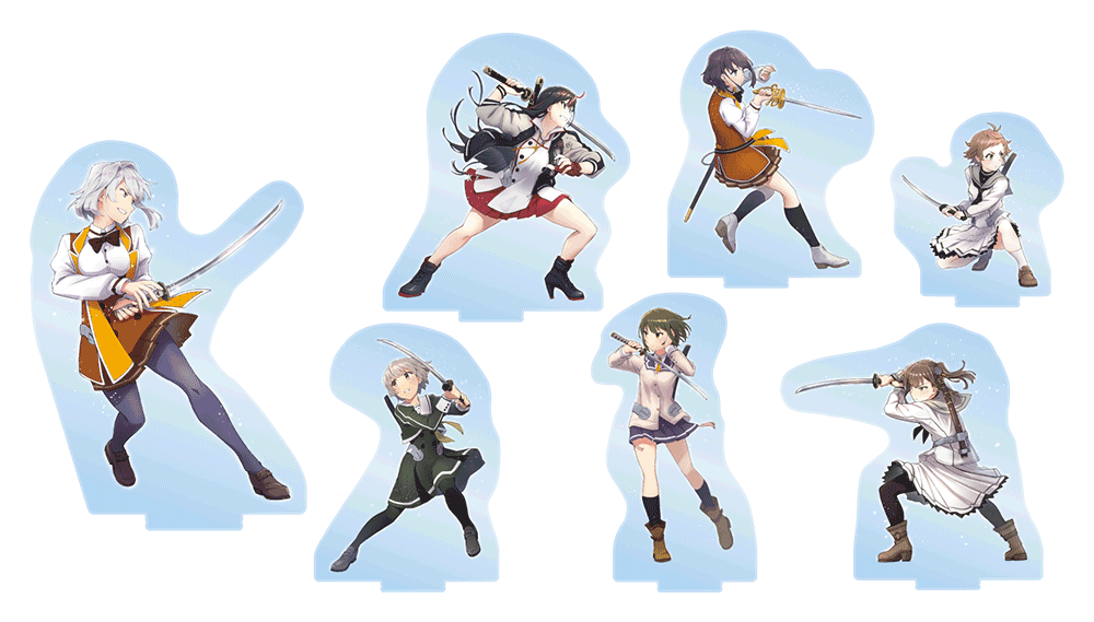 『刀使ノ巫女 刻みし一閃の燈火』アクリルスタンドセットD