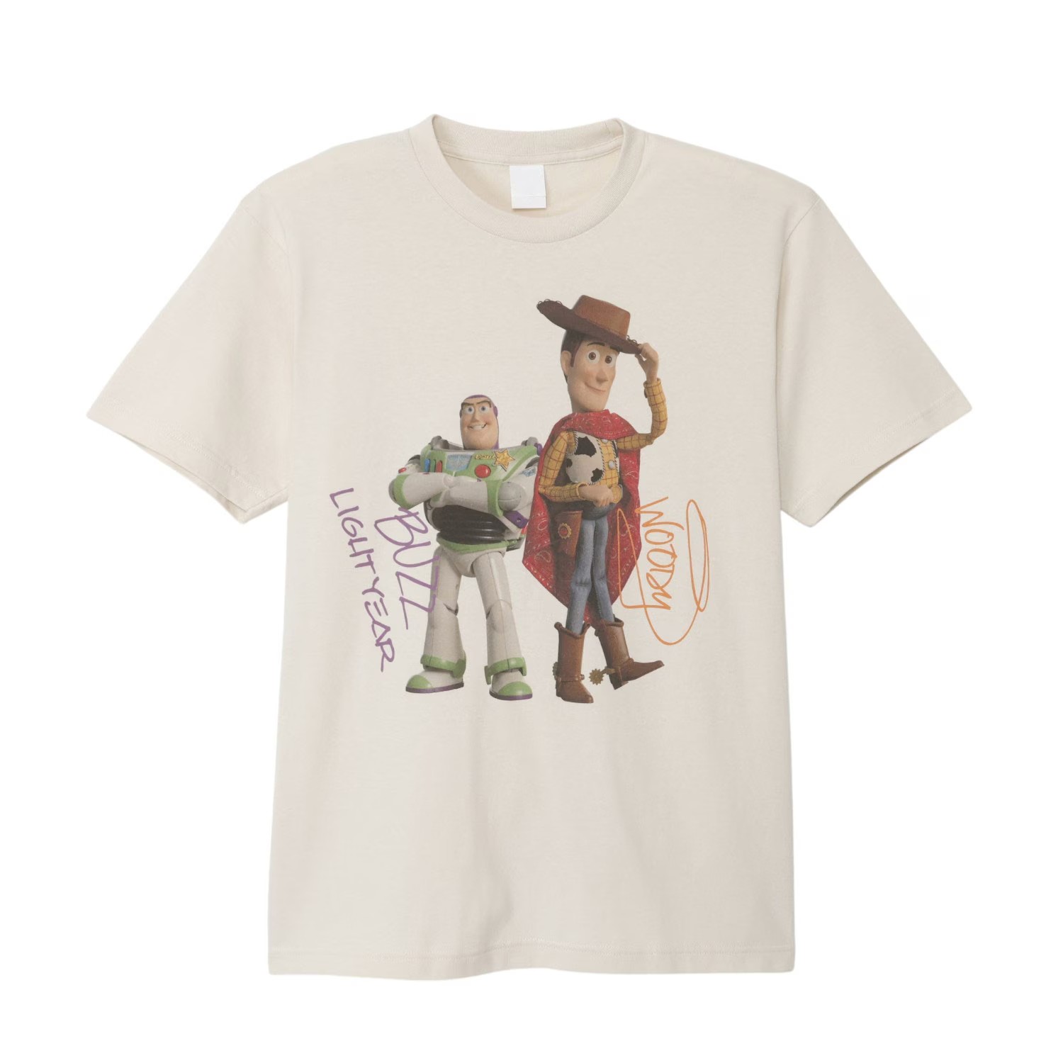 トイ・ストーリー５／ウッディ＆バズ／Ｔシャツ／Ｌ
