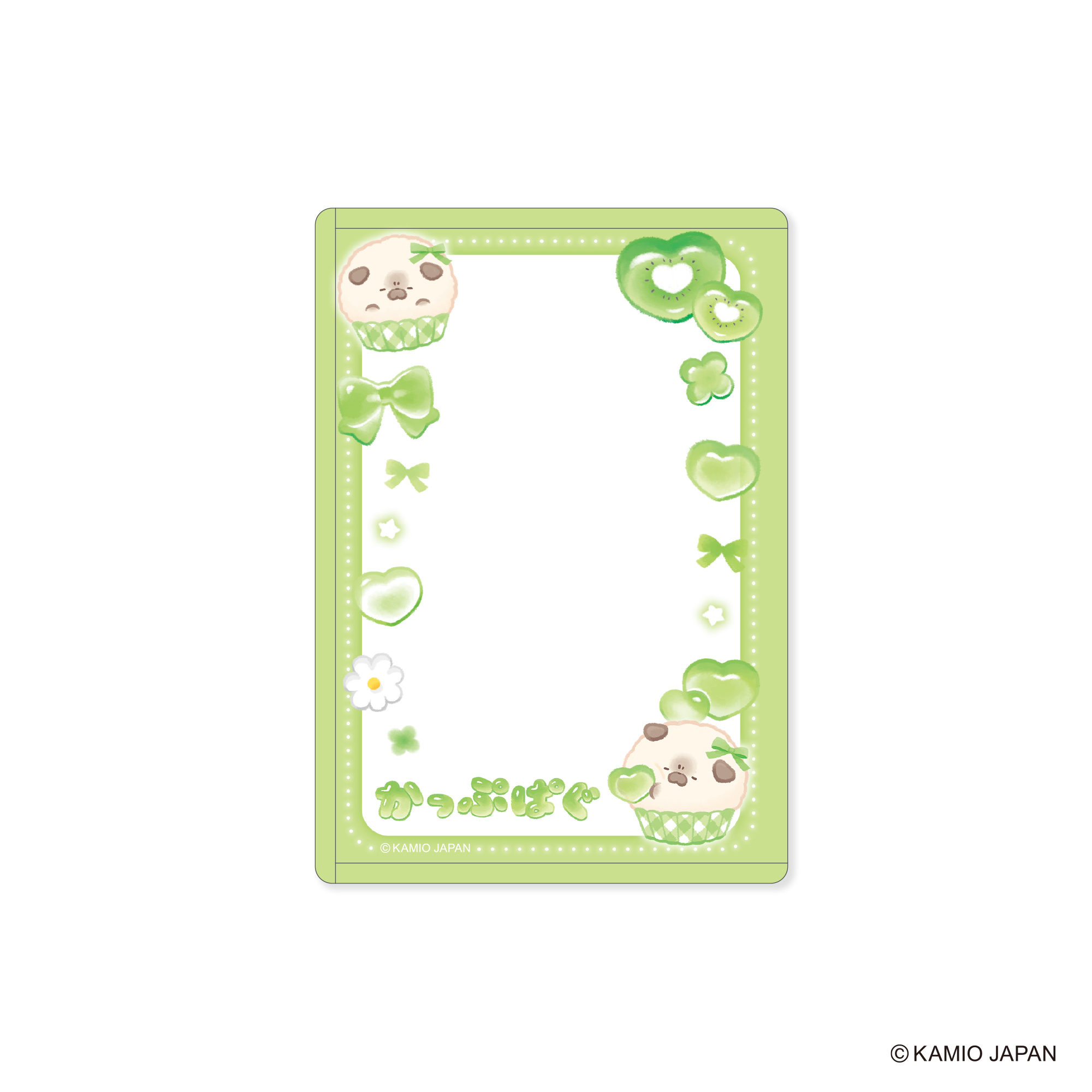 Eastken Heartful × Fruits Hard Card Case (Cup Pug)